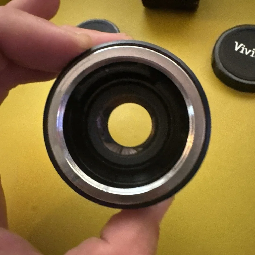 Vivitar Auto 2X Tele-Converter Model 2X-1 Lens With Original Leather Case